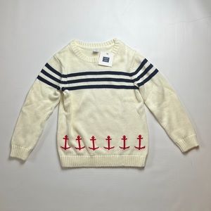 Janie and Jack Boys Sweater Size: 5 In Crème